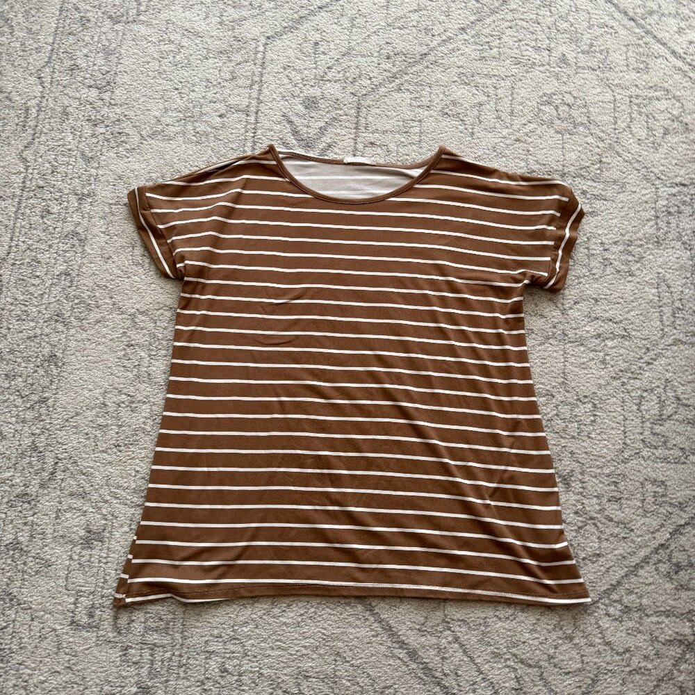 Size Small Yellow and White Reborn J Blouse